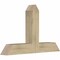 Ekena Millwork Portland Rough Sawn Timber Gable Bracket, Douglas Fir, 48"W x 30"H x 6"D x 6"F, 15/12 Pitch GBW048X30X0606POR00RDF - alternate 4